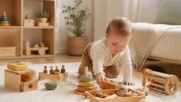 Jouets Montessori pour bébé : mon guide par tranche d&rsquo;âge pour bien choisir
