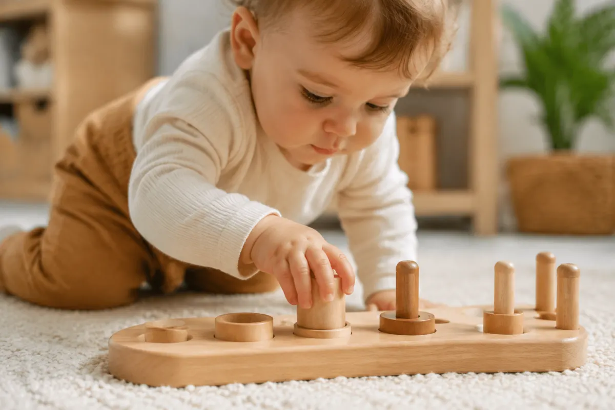 Jouets Montessori pour bébé : mon guide par tranche d'âge pour bien choisir jouets Montessori pour bébé